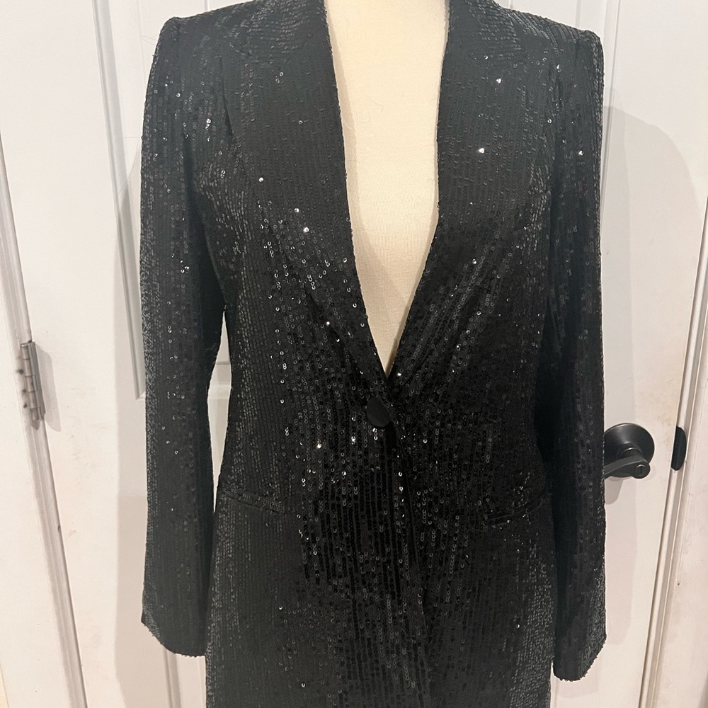 Philosophy Black Sequin Jacket